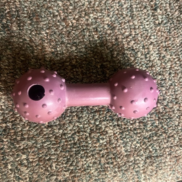 TRIXIE Rattlesnake Weights dog toy purple 12cm natural rubber Rattle ball - Picture 1 of 2